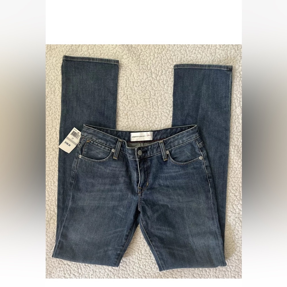 Paper Denim & cloth dark wash denim jeans size 27! Unworn Vintage with Tags
